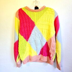Teddy fresh Colorblock Knitted Sweater